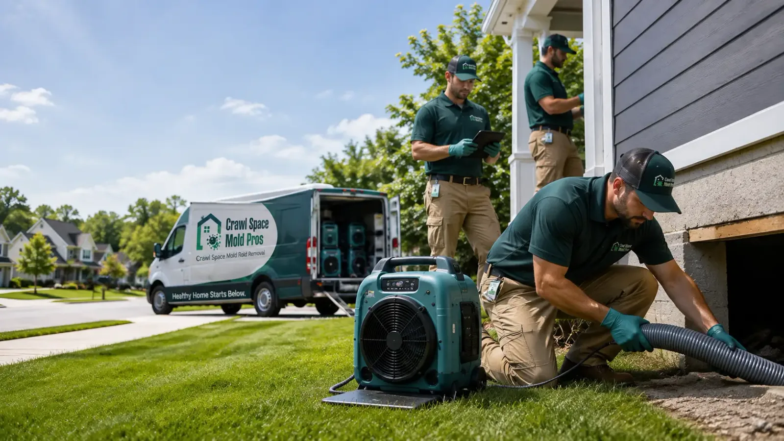 Crawl Space Mold Removal in Dallas, WI
